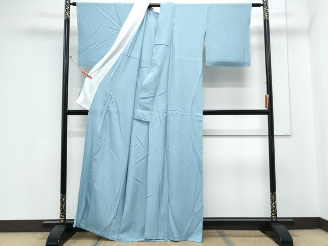 平和屋着物*夏物 色無地 絽 浅縹色 正絹 逸品 未使用 CABL9006th
