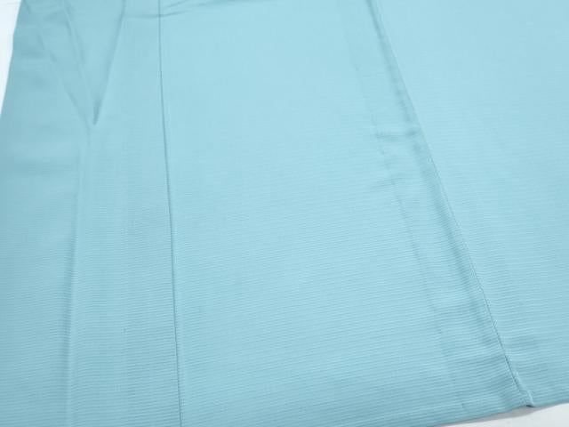 平和屋着物*夏物 色無地 絽 白群色 正絹 逸品 CABL9009th
