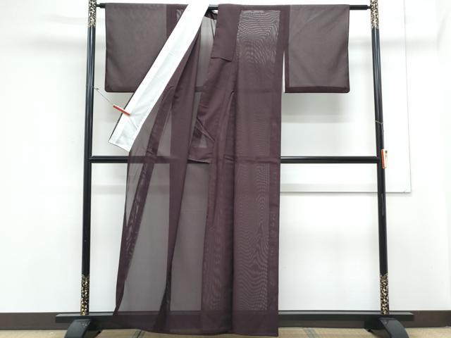平和屋着物*夏物 色無地 絽 黒留袖 洗える着物 CABL9021th
