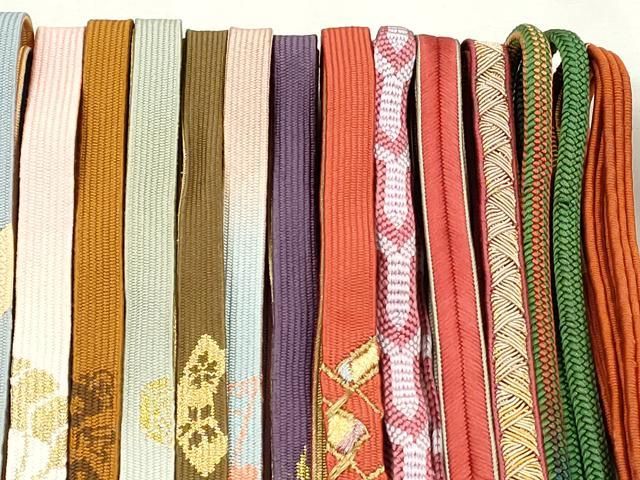 平和屋着物●和装小物 帯締め20本セット 高麗組 大和組 奈良組 金銀糸 逸品 CABL9350qe