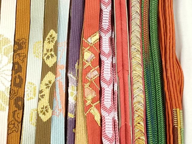 平和屋着物●和装小物 帯締め20本セット 高麗組 大和組 奈良組 金銀糸 逸品 CABL9350qe
