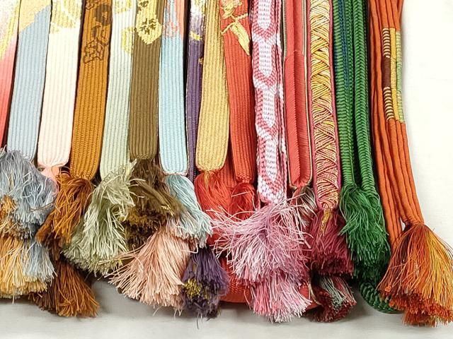 平和屋着物●和装小物 帯締め20本セット 高麗組 大和組 奈良組 金銀糸 逸品 CABL9350qe
