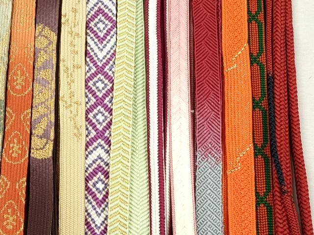 平和屋着物●和装小物 帯締め20本セット 高麗組 唐組 笹浪組 大和組 奈良組 礼装用 金銀糸 逸品 CABL9352qe