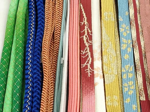 平和屋着物●和装小物 帯締め20本セット 高麗組 唐組 冠組 笹浪組 大和組 観世組 礼装用 金銀糸 逸品 CABL9362qe