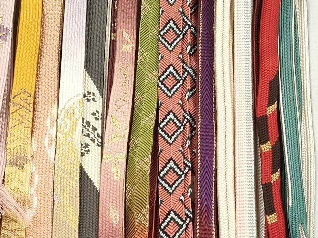 平和屋着物●和装小物 帯締め20本セット 高麗組 笹浪組 唐組 鎌倉組 冠組 平源氏組 観世組 金糸 逸品 CABL9369qe