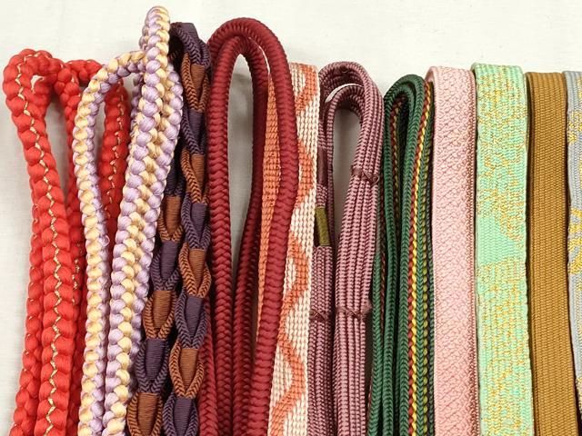 平和屋着物●和装小物 帯締め20本セット 高麗組 鎌倉組 唐組 大和組 笹浪組 礼装用 金銀糸 逸品 CABL9382qe