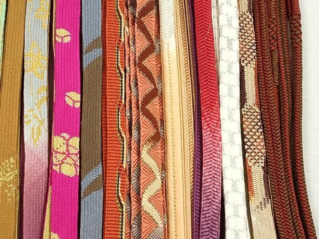 平和屋着物●和装小物 帯締め20本セット 高麗組 鎌倉組 唐組 大和組 笹浪組 礼装用 金銀糸 逸品 CABL9382qe