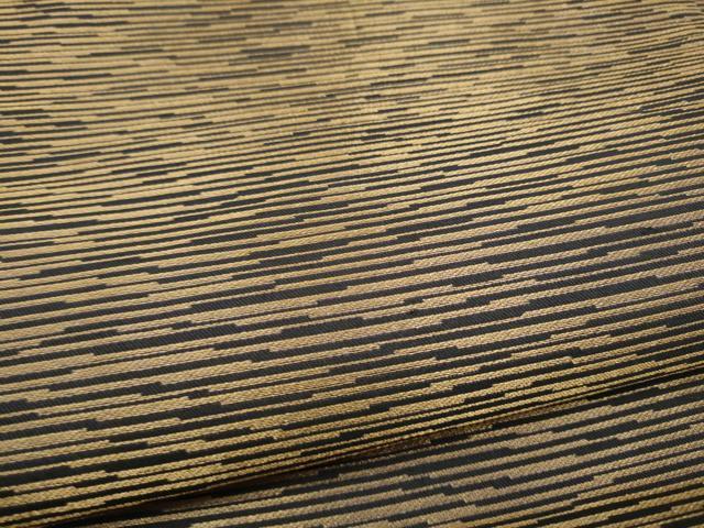 平和屋着物●六通柄袋帯 鎧脅し 金糸 正絹 逸品 CABL9763hy