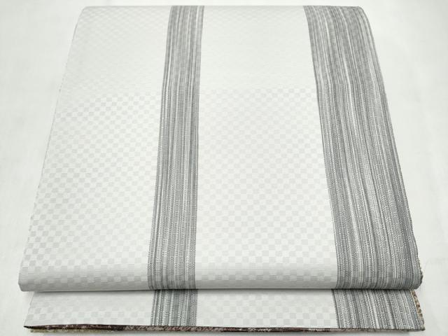 平和屋着物●両面 全通柄袋帯 流水文 金糸 正絹 逸品 CABL9769hy