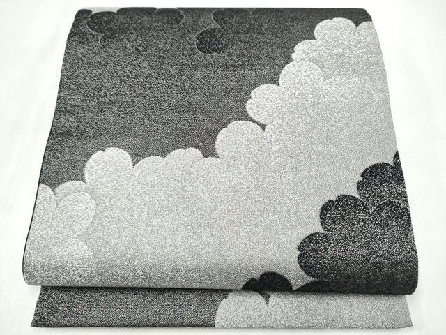 平和屋着物●六通柄袋帯 舞桜文 正絹 逸品 CABL9774hy