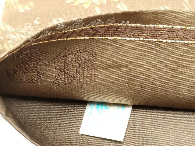 平和屋着物●六通柄袋帯 唐錦 裂取唐草華文 鈴乃屋扱い 正絹 逸品 CABL9893hy