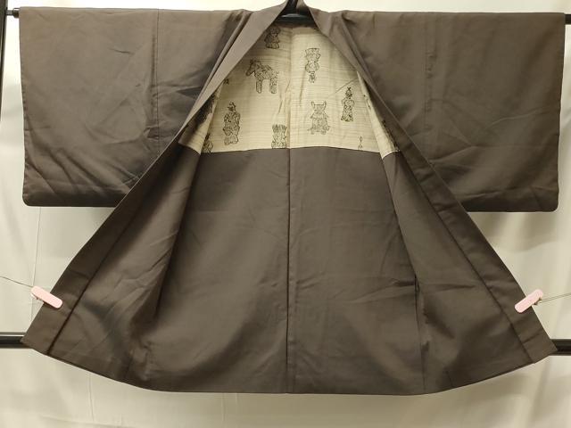 平和屋着物#男性 羽織 お召地 120亀甲 総詰め 正絹 逸品 CABM0017in