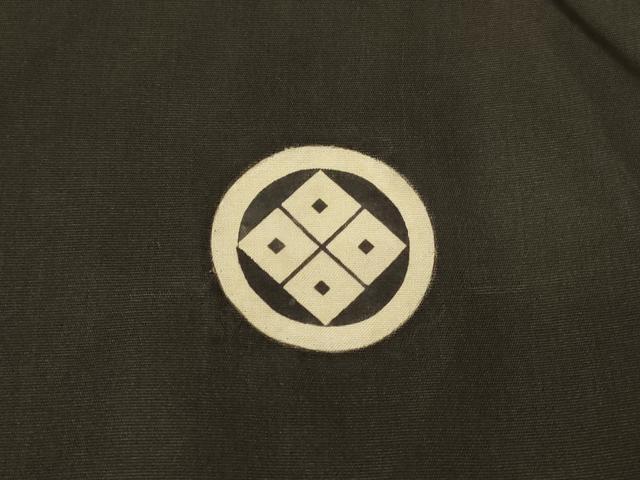 平和屋着物#男性 羽織 黒紋付き 正絹 逸品 CABM0036in