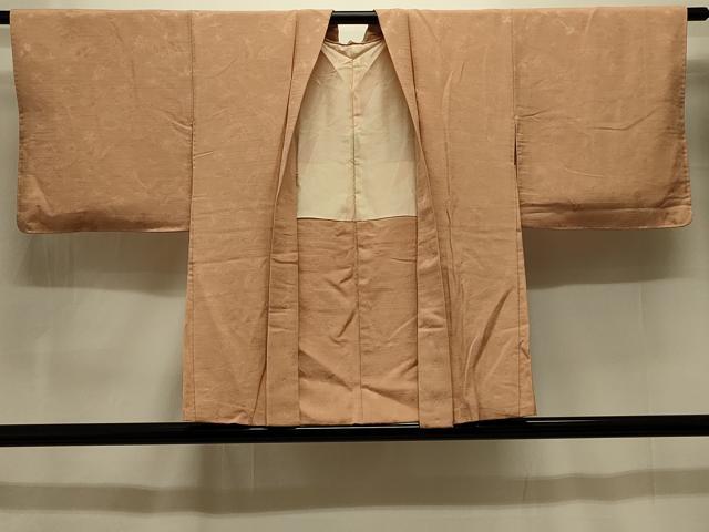 平和屋着物#羽織 色無地 草花地紋 一斤染色 正絹 逸品 未使用 CABM0082in