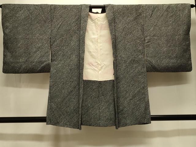 平和屋着物#羽織 総絞り 黒地 正絹 逸品 CABM0090in