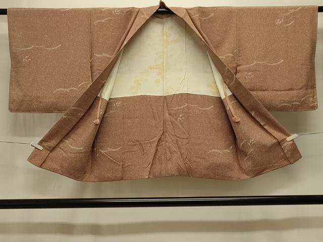 平和屋着物#羽織 芝草文 正絹 逸品 CABM0092in