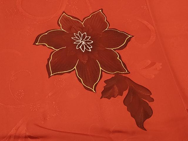平和屋着物#羽織 地紋起こし 草花文 正絹 逸品 未使用 CABM0094in