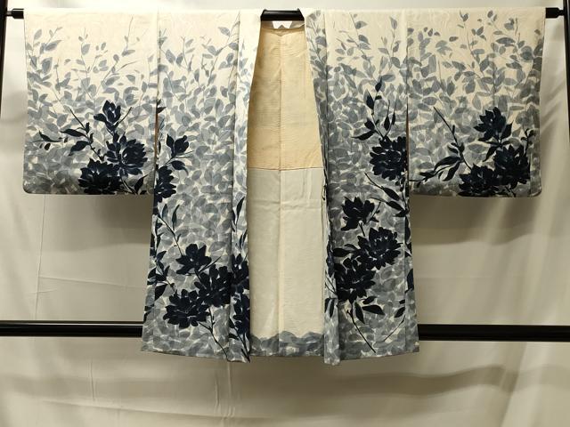 平和屋着物#羽織 草花文 正絹 逸品 CABM0114in