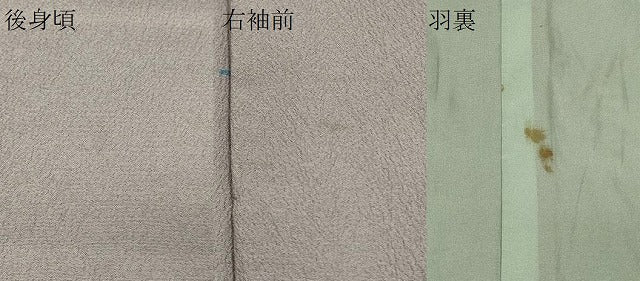 平和屋着物#道中着 単衣 簪花文 ロング丈 正絹 逸品 CABM0119in