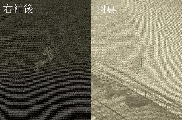 平和屋着物#羽織 寿光織 遠山文 黒地 金銀糸 正絹 逸品 CABM0143in