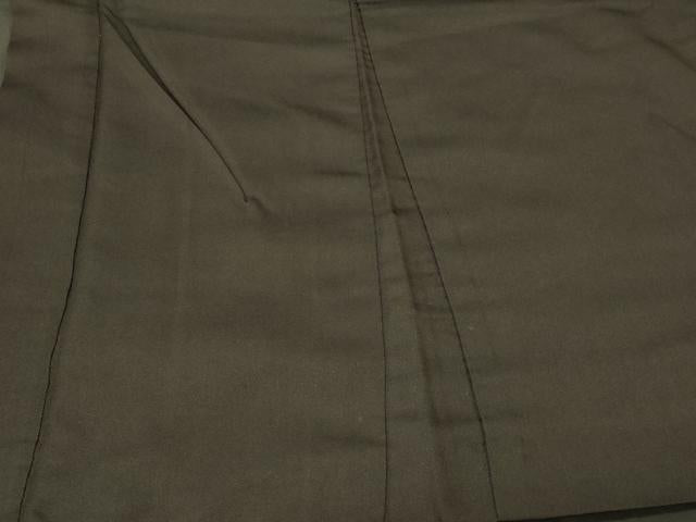 平和屋着物#男性 長羽織 黒地 正絹 逸品 CABM0156in