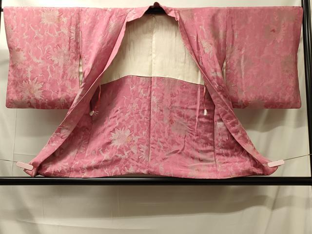 平和屋着物#羽織 寿光織 枝花文 金銀糸 正絹 逸品 CABM0174in