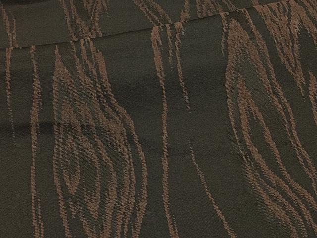 平和屋着物#羽織 杢目文様 黒地 正絹 逸品 CABM0239in