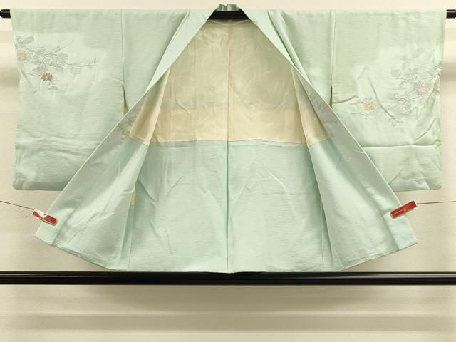 平和屋着物#羽織 寿光織 草花文 金銀糸 正絹 逸品 CABM0246in