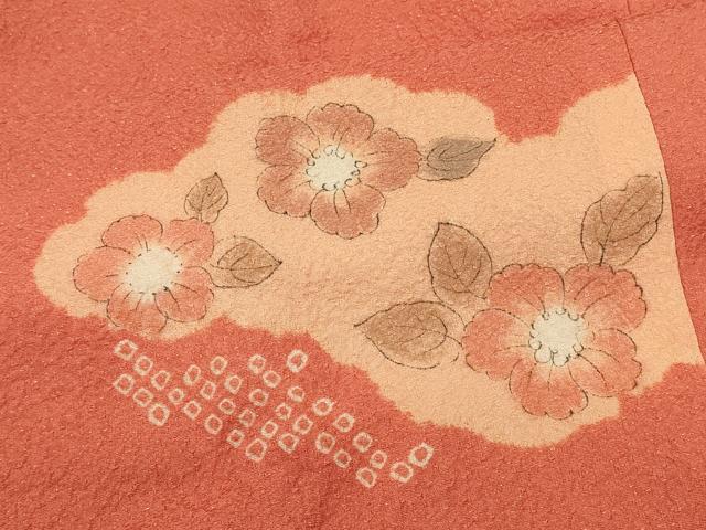 平和屋着物#道行コート 絞り 辻が花 金通し地 正絹 逸品 未使用 CABM0253in