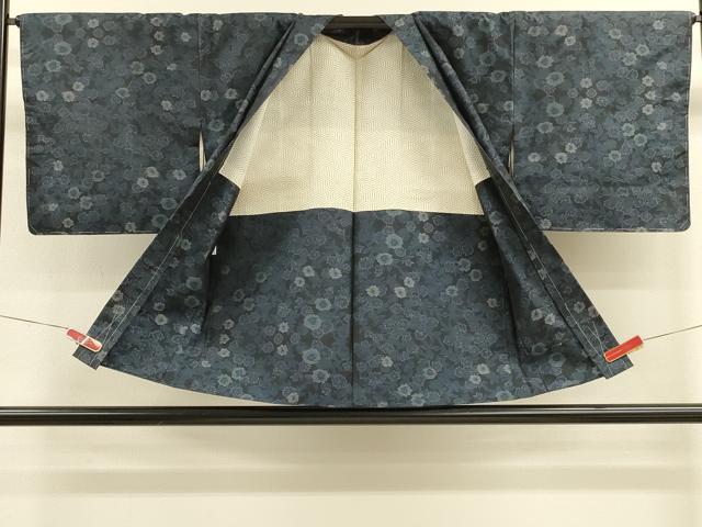 平和屋着物#本場大島紬 羽織 草花文 正絹 逸品 未使用 CABM0277in