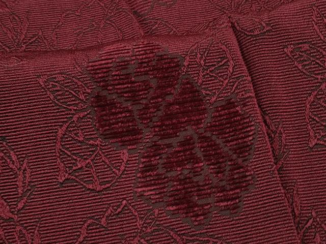 平和屋着物#道行コート 輪奈ビロード 草花文 正絹 逸品 CABM0280in