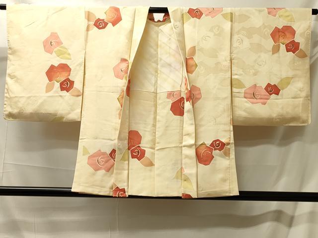 平和屋着物#羽織 地紋起こし 草花文 暈し染め 正絹 逸品 CABM0295in