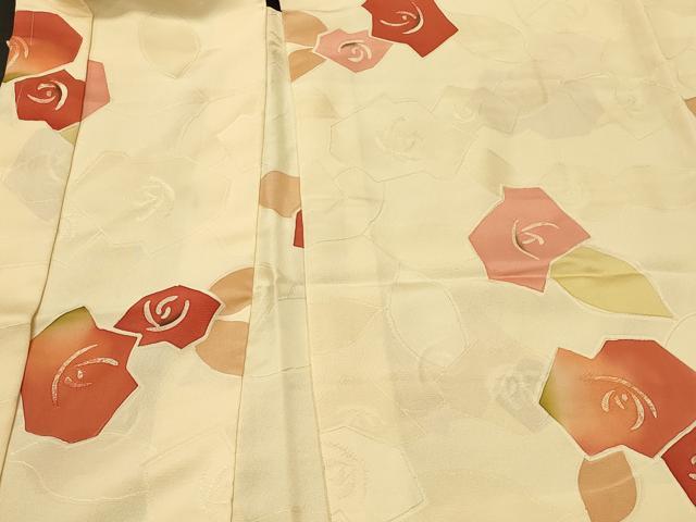 平和屋着物#羽織 地紋起こし 草花文 暈し染め 正絹 逸品 CABM0295in