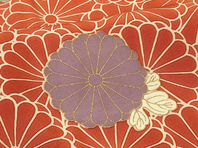 平和屋着物#道行コート 菊づくし 金彩 正絹 逸品 CABM0303in