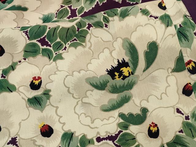 平和屋着物#アンティーク 大正ロマン 羽織 草花文 正絹 逸品 CABM0313in