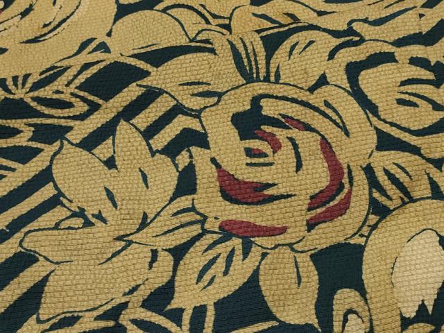 平和屋着物#羽織 草花文 正絹 逸品 CABM0315in