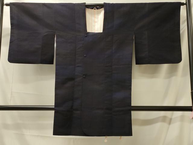平和屋着物#道行コート 霞文 暈し染め ロング丈 正絹 逸品 CABM0320in