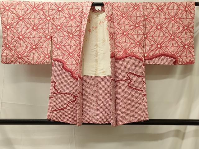 平和屋着物#羽織 総絞り 雲取り菱文 正絹 逸品 CABM0335in