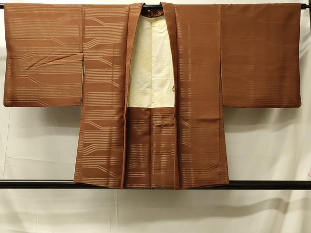 平和屋着物#羽織 幾何学文様 金糸 正絹 逸品 CABM0350in