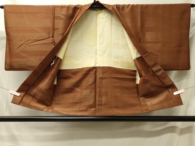 平和屋着物#羽織 幾何学文様 金糸 正絹 逸品 CABM0350in