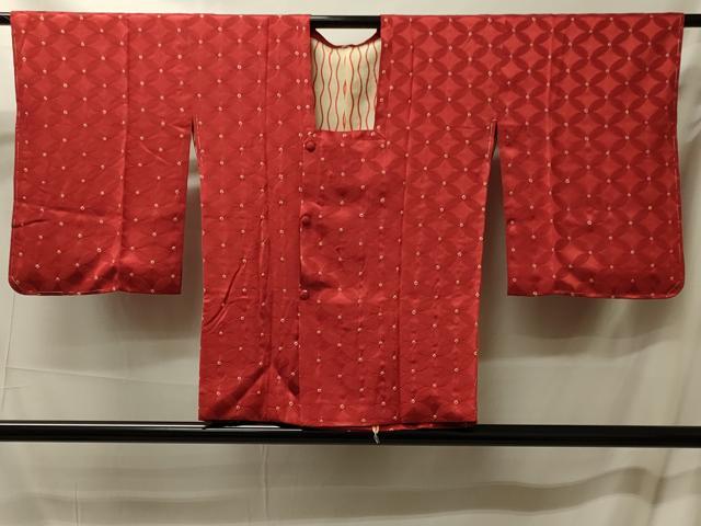 平和屋着物#道行コート 七宝文 正絹 逸品 未使用 CABM0359in