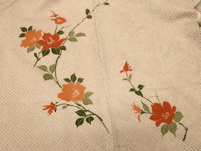 平和屋着物#羽織 総絞り 枝花文 正絹 逸品 CABM0373in