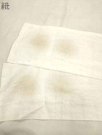 平和屋着物●つけ帯 友禅 茸 鬼しぼ縮緬 正絹 逸品 CABM0456dy