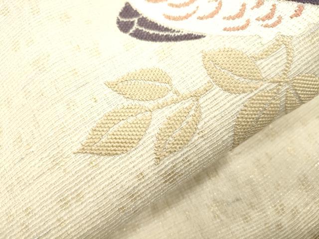 平和屋着物●ワンタッチつけ帯 梟 金糸 やまと誂製 正絹 逸品 CABM0462dy