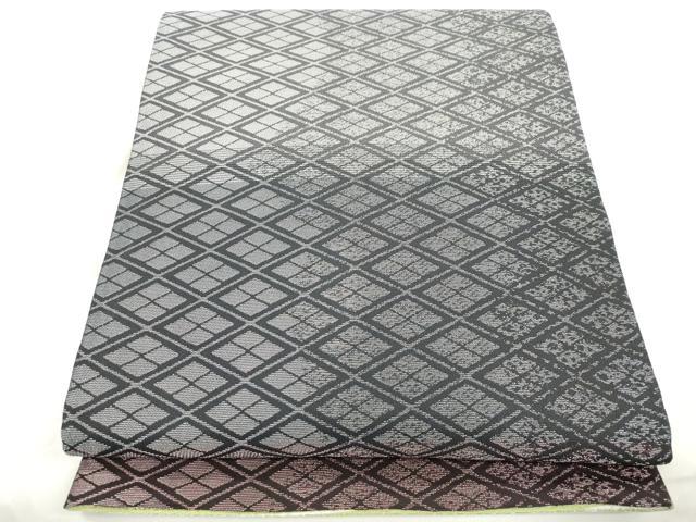 平和屋着物●両面 六通柄袋帯 丸文 金彩 正絹 逸品 未使用 CABM0504dy