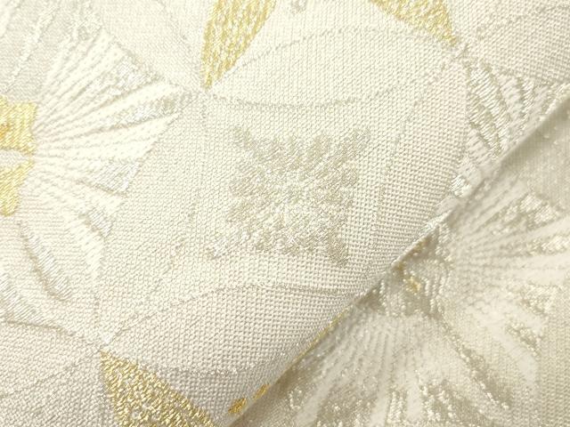 平和屋着物●六通柄袋帯 煌彩 金銀糸 正絹 逸品 CABM0505dy
