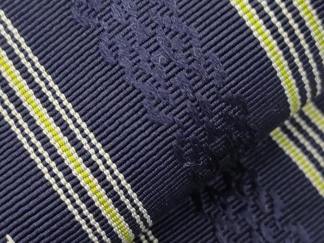 平和屋着物●男性 本場筑前博多織 角帯 献上 正絹 逸品 CABM0547dy