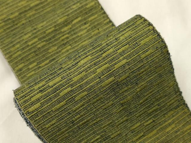 平和屋着物●男性 両面 角帯 霞文 正絹 逸品 CABM0552dy