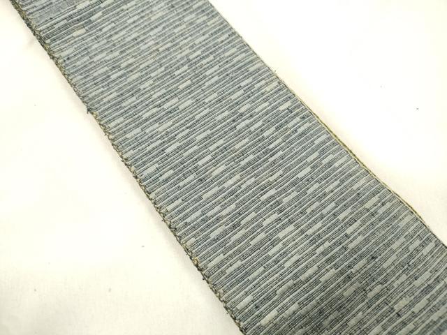 平和屋着物●男性 両面 角帯 霞文 正絹 逸品 CABM0552dy