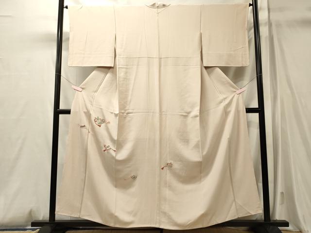 平和屋着物■中国三大刺繍 相良刺繍 総刺繍 色留袖 宝尽し 正絹 逸品 CABM0812oy